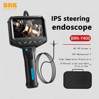 Endoscopio Industrial BRK-Y400 de Alta Definición con Cámara de 1MP, Boroscopio Flexible con Articulación Bidireccional de 210°, Resistente al Agua IP67, OEM