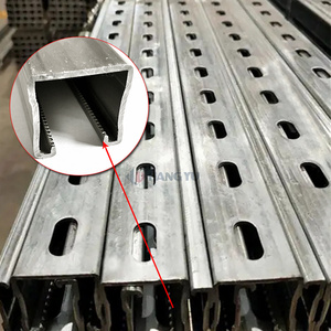 Tùy chỉnh mạ kẽm unistrut điện Ống dẫn ống 41x41 & 41x21 strut C kênh rãnh đường sắt cho năng lượng mặt trời gắn hệ thống - Product Image 2