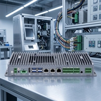 Partaker Lüfterloser Industrie-PC Intel Core I5-1235U I7-1255U DDR5 3xLAN 6xCOM 9-36V Weitspannungsbereich Eingebetteter Mini-Computer