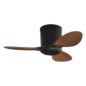 Venta al por mayor BLDC Motor ventiladores de techo sin luz silencioso Control remoto ventilador de techo sin luz alto CFM Reversible ABS aspas - Product Image 4