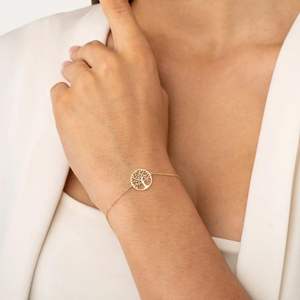 <span class=keywords><strong>Scred</strong></span> Arbre de Vie Bracelet en Acier Inoxydable 316L PVD Plaqué 18k Bijoux Arbre Généalogique Bracelet Unisexe Médaillon Arbre Bracelet - Product Image 4