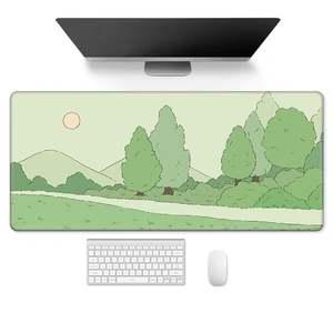 Tapis de souris carré avec repose-poignet, motif animal de dessin animé - Product Image 4