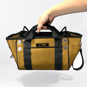 Penggong Ladder <b>Tool</b> <b>Bag</b> Yellow Waterproof Velcro Closure Top Handle <b>Tool</b> Duffle <b>Bag</b> - Product Image 1
