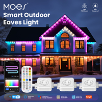 Éclairage intelligent pour gouttières 24V, éclairage de vacances, Ambilight RGBIC LED, éclairage permanent pour gouttières, bande LED imperméable Ambilight