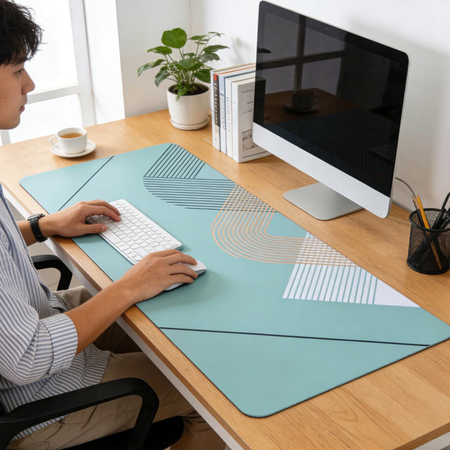 TTX Factory Custom Logo Mousepad Large Size Natural Rubber Anti-slip Sublimation Mouse Pad Gaming Stitched Edge Office Mousepad