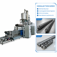 Ligne de production d'extrusion à double vis pour aliments pour animaux de compagnie, machine automatique pour la fabrication d'aliments pour chiens, chats et poissons, en acier inoxydable SUS304