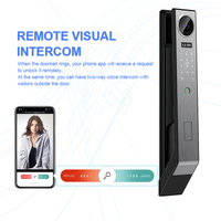 Cerradura de Huella Digital Inteligente Tuya, Bloqueo Biométrico Automático, Tarjeta IC, WiFi, Aplicación, Combinación, Cerraduras Inteligentes para Seguridad del Hogar