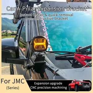 Soporte de Liberación Rápida para Lámpara de Expansión en el <span class=keywords><strong>Pilar</strong></span> A <span class=keywords><strong>del</strong></span> Capó, para JMC Grand Avenue (Modelos 2023~2025), Hecho de Aleación de Aluminio - Product Image 5