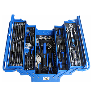 Juego de Herramientas para Reparación de Automóviles, 86 Piezas, Juego de Llaves de Seguridad para el Hogar y Automóvil, Caja de Herramientas Mecánica de Metal - Product Image 1