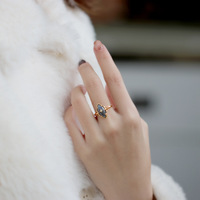 Bague en argent sterling 925 avec pierre précieuse géométrique, ciel nocturne, étoiles, vintage, fantaisie, mariage, fête, femme, labradorite grise