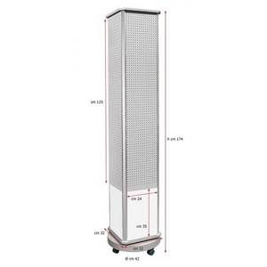 Présentoir rotatif pour porte-clés 174 cm – Catégorie de produits : Crochets de présentation - Product Image 3