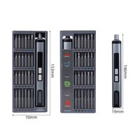 Ensemble de tournevis électrique 50 en 1, poignée de précision, outils électriques portables, kits sans fil, petits embouts pour la réparation de téléphones et de montres