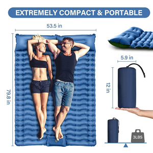 CHENYUE OEM ODM Matelas de couchage gonflable double personnalisé, durable, léger et portable pour le <span class=keywords><strong>camping</strong></span> - Product Image 2