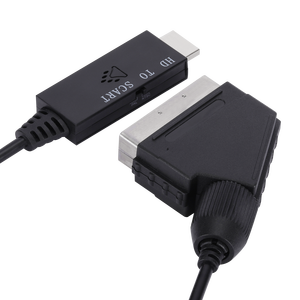 Cavo HDMI HD a <span class=keywords><strong>Scart</strong></span> da 1m 1080P con Alloggiamento in ABS, Cavo Audio Video Maschio-Maschio - Product Image 4