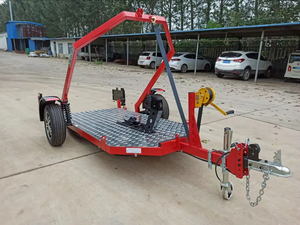 Rơ moóc chở xe máy nâng tay 800kg với sàn nhôm/Rơ moóc xe máy - Product Image 4