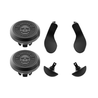 Nouveau jeu de capuchons et de palettes de joystick en métal 6 en 1 pour manette PS5 Elite, accessoires comprenant des capuchons de joystick, des palettes et un coffret cadeau exquis
