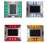 Lampu Stud Jalan LED Tenaga Surya dengan Desain Stud Reflektif untuk Keselamatan Jalan Raya dan Penunjuk Jalur