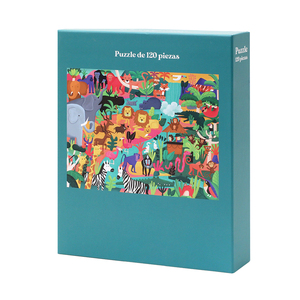 Đồ chơi xếp hình giấy 100, 120, 500 mảnh ghép cho trẻ em, sản xuất tại Trung Quốc, nhận đặt hàng OEM, tự thiết kế, giáo dục - Product Image 6