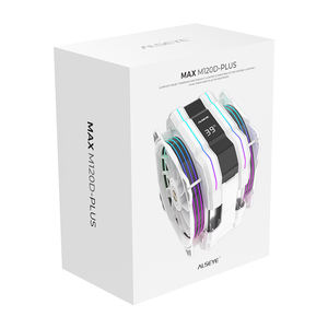 Alseye M120D Plus doppia ventola compatibilità universale Computer cooler <span class=keywords><strong>master</strong></span> TDP 230W display preciso della temperatura CPU cooler - Product Image 6