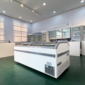 Congélateur coffre compact double face <span class=keywords><strong>Durance</strong></span> de 270 L avec vitre incurvée pour aliments surgelés, produit en usine - Product Image 3