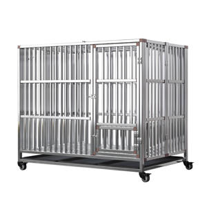 <span class=keywords><strong>Cage</strong></span> pliable résistante aux chocs pour chien bondage en métal <span class=keywords><strong>cage</strong></span> pliable pour chien grands meubles avec plateau en plastique pour lae - Product Image 2