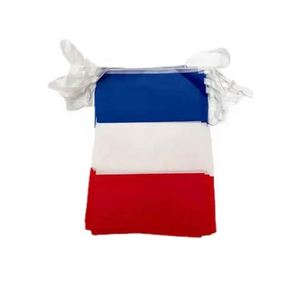 Bandera de fútbol personalizada 14*21cm Todos los países bar Decoraciones Fans Colgando Bandera de hilo de poliéster - Product Image 1