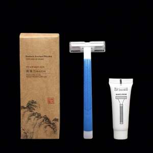 Set de Baño Desechable de Lujo para Hotel 5 Estrellas, Kit de Afeitado Personalizado, Gorros de Ducha, Champú y Acondicionador, Artículos de Aseo - Product Image 4