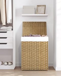JY 23.8 Gal (90L) pieghevole rimovibile coperchio del cestello manici in Rattan sintetico <span class=keywords><strong>Design</strong></span> per vestiti <span class=keywords><strong>sporchi</strong></span> cesto per biancheria - Product Image 4