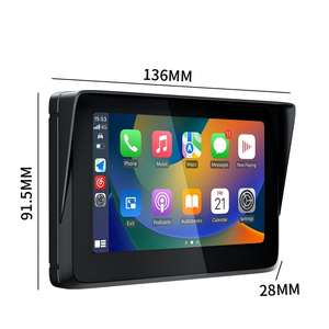 Xe máy di động Carplay Màn hình điều hướng không dây Carplay <span class=keywords><strong>Android</strong></span> tự động chống thấm nước xe máy toàn cầu hệ thống định vị - Product Image 3