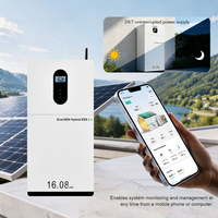 Système d'Accumulation Solaire Polyvalent EGH10K-16E Pro EverGEN Empilable Tout-en-un ESS LiFePO4 à Commutation Automatique pour Écoles, Alimentation Hybride Ininterrompue 16,08 kWh