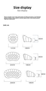 Ensemble Canapé Compressé de Designer Minimaliste Nordique Rochefort, Mobilier Personnalisé pour Villa, Idéal pour une ou Trois Personnes - Product Image 6