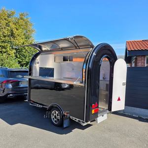 عربة طعام سريعة عالية الجودة من الفايبرجلاس الصينية لبيع الوجبات الخفيفة والحلويات والرقائق للاستخدام في المطاعم وخدمة الشاحنات المبردة - Product Image 1