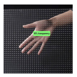 Affichage de film LED pour fenêtre intérieure, publicité de détail, écran de film transparent LED 3D, écran de film LED flexible, autocollant LED - Product Image 3