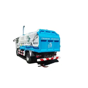 Dongfeng 5 m3 docking garbage collector truck/hanging bucket roll off garbage truck for urban garbage compression station