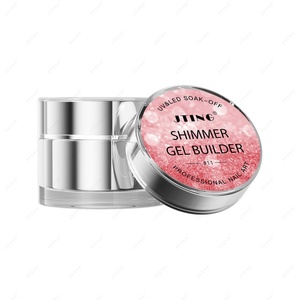 JTING Top Viscosity 12Colors Shimmer Gel Builder <b>Nail</b> <b>Extension</b> No Burn Self Leveling Cream Sculpture Building Gel <b>Nail</b> Polish - Product Image 6