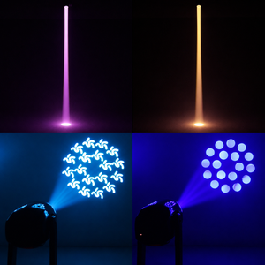 Projecteur LED mobile 180W avec Gobo et faisceau lumineux, IP20 DMX512, effet stroboscopique réglable et arc-en-ciel, éclairage de scène pour discothèque, fête, mariage, événement - Product Image 3