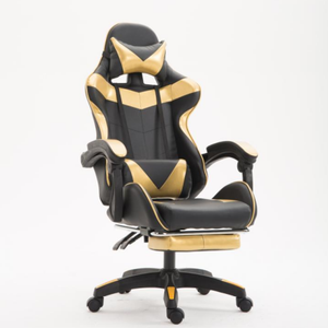 Chaise de jeu réglable en cuir PU de haute qualité avec repose-pieds <span class=keywords><strong>roulettes</strong></span> silencieuses chaise d'ordinateur pivotante confortable pour la vente en gros - Product Image 3