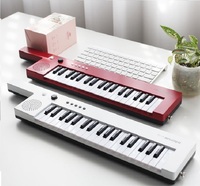 Kids Electric Piano Keyboard 37 Keys Keytar, Musical Instrument, Portable Electronic Pianos Toy for Girls Child Beginners