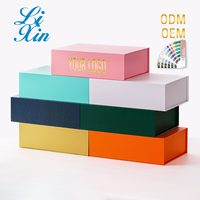 Cadeau de luxe de haute qualité, durable, écologique, robuste, avec logo personnalisé, recyclable, pliable, avec laminage numérique magnétique et revêtement UV