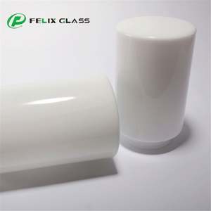 Cúpula de Vidrio Blanco Ópalo Hecha a Mano, Tamaño Personalizado, Forma Cilíndrica, Pantalla de Vidrio con Rosca OEM para Lámpara de Araña o Colgante - Product Image 4