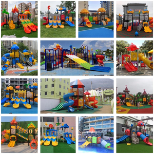 Yeni tasarım ucuz fiyat ahşap slayt eğlenceli oyun alanı seti oyun alanı açık ahşap Playhouse seti - Product Image 6