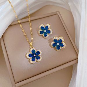 Conjunto de Collar y Pendientes para Mujer, Joyería de Moda, Collares con Colgante - Product Image 4