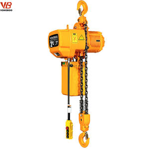 Электрическая цепная таль для китайских поставщиков, модель HHBB с крюковой тележкой, 1 10 тонн, однофазная Строительная горнодобывающая промышленность - Product Image 2