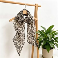 Écharpe d'été vintage en pure soie pour femme, foulard étroit de luxe, bandeau pour cheveux, ceinture, motif géométrique, doux pour la peau