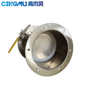 Serranda per Condotti Cingmu per Valvola a Farfalla in Sistema di Ventilazione Chiuso con Valvola dell'Aria Manuale in Acciaio Inox 201/304 - Product Image 6