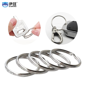 Professional Stainless Steel Split Keyring Easy Open Split Ring <b>Key</b> Chain for Keychain Making Accessories - Product Image 2