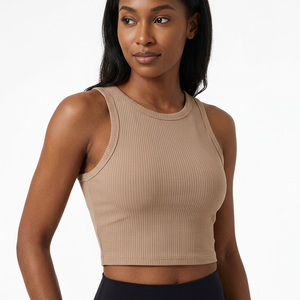 Linen Tank <b>Top</b> Womens Soft Breathable Summer Vest OEM Manufacturer Bulk Wholesale Fashion Casual Cotton Wear - Product Image 1