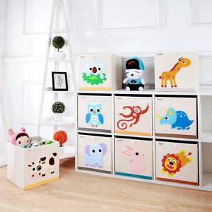 Boîte de rangement de jouets en feutre d'animaux de forme mignonne pour enfants - Product Image 6