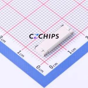 FPC-05F-24PH20 FFC/FPC Connector SMD,P=0.5mm,Horizontal Mount Connector Flip Cover Type Bottom Contact 24P 0.5mm - Product Image 2