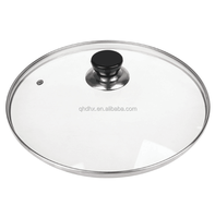 20cm 22cm 24cm 26cm 28cm Couvercle rond en verre trempé de type G pour pot rond